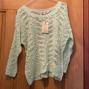 Pink Rose sheer layering top.